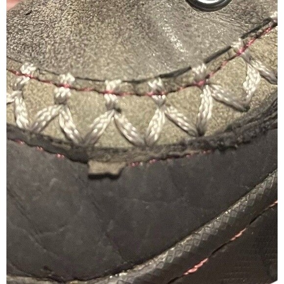 J-41 Srina Vegan Faux Fur Gray Ankle Lace Up Boots Jeep Traction Women's Size 6 - Picture 14 of 16